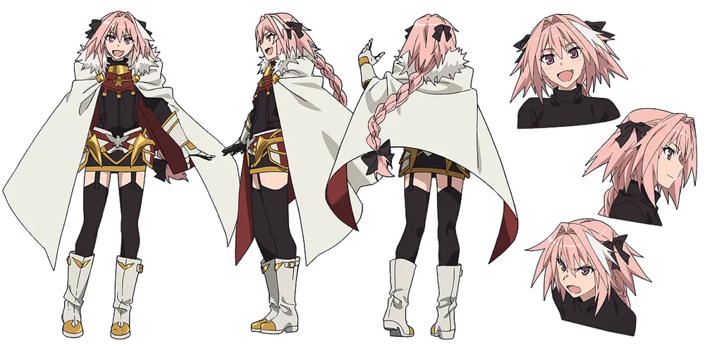 Astolfo, official character sheet from Fate/Apocrypha
