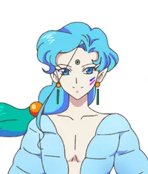 Fisheye, official character art from Sailor Moon Eternal