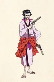 Izo, official character art from the One Piece anime